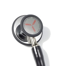 copertina di Stetoscopio Erka Finesse 2 - doppia campana e doppia membrana cod. 535.000.05 Grigio antracite