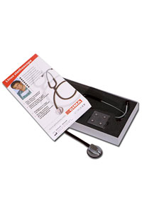 copertina di Stetoscopio adulto con testa anatomica Linux Nero