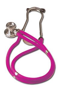 copertina di Stetoscopio Jotarap doppio tubo doppia campana Fucsia