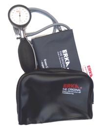 copertina di Erka Kobold - Sfigmomanometro di precisione con anello protettivo e valvola di deflazione ... Silver