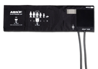 copertina di Bracciale con polmone per sfigmomanometro a due tubi tg Adulto Large