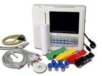 copertina di ECG ( elettrocardiografo ) Contec 1200G - 12 canali con display