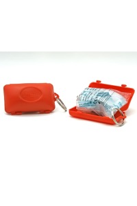 copertina di Mascherina rianimazione bocca a bocca - in portachiavi rosso rosso