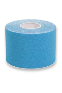 copertina di Nastro Taping per kinesiologia ( cerotto, taping, tape ) - lunghezza 5 m larghezza ... Azzurro