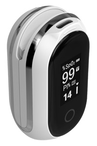 copertina di Pulsossimetro ricaricabile bluetooth Oxy - 8