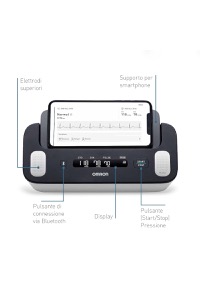 copertina di Omron Complete Misuratore automatico da braccio con ECG HEM-7530T-E3