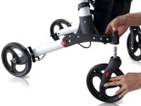 copertina di Deambulatore - stilish pieghevole argento