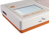 copertina di Ecg Cardioline 100L - schermo a colori touch da 5'' Configurazione full con software ...