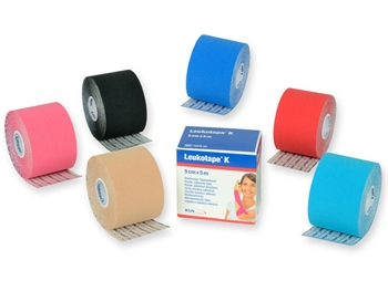copertina di Leukotape K - Nastro Neuromuscolare BSN 5 m x 5 cm -  Rosa