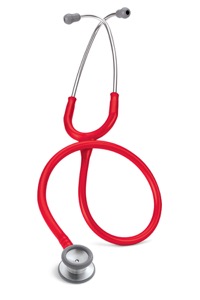 copertina di Littmann Classic II Pediatric 2113R - stetofonendoscopio Rosso vivo