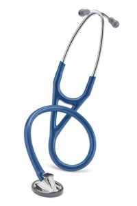 copertina di Littmann Master Cardiology cod. 2164 stetofonendoscopio + App per auscultazione in ... Blu Navy
