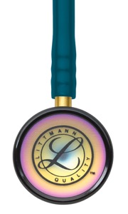 copertina di Littmann Classic II Pediatric 2153 - stetofonendoscopio Blu Caraibi finitura ottone