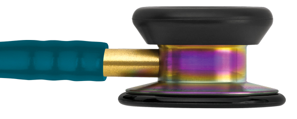 copertina di Littmann Classic II Pediatric 2153 - stetofonendoscopio Blu Caraibi finitura ottone