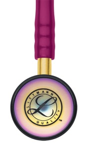 copertina di Littmann Classic II Infant 2157 - Neonatologico stetofonendoscopio Lampone Finiture arcobaleno 