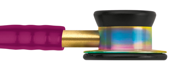 copertina di Littmann Classic II Infant 2157 - Neonatologico stetofonendoscopio Lampone Finiture arcobaleno 