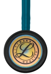 copertina di Littmann Classic III 5807 stetofonendoscopio Blu Caraibi Finiture Arcobaleno