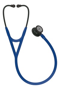 copertina di Littmann Cardiology IV 6168 stetofonendoscopio Blu Navy finiture nere 