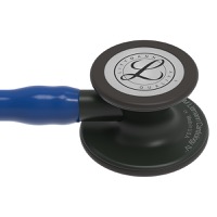 copertina di Littmann Cardiology IV 6168 stetofonendoscopio Blu Navy finiture nere 