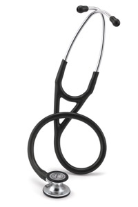 copertina di Littmann Cardiology IV 6177 stetofonendoscopio Nero Finitura Specchio (mirror)