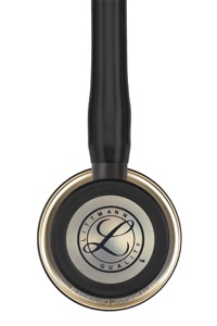 copertina di Littmann Cardiology IV 6179 stetofonendoscopio Nero Finitura Champagne