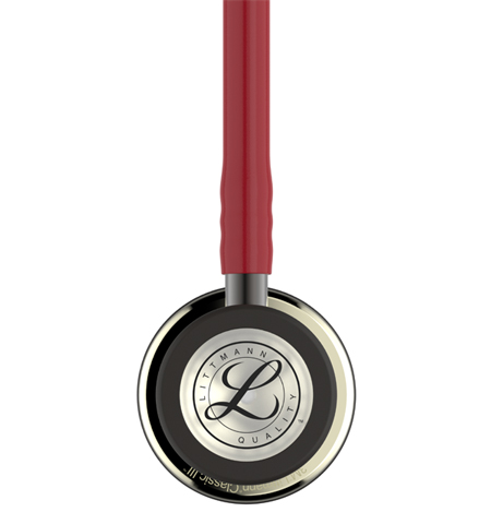 copertina di Littmann Classic III 5864 stetofonendoscopio Amaranto ( bordeaux ) Finiture Champagne