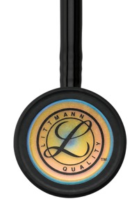 copertina di Littmann Classic III 5870 stetofonendoscopio Nero Finiture Arcobaleno