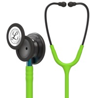 copertina di Littmann Classic III 5875 stetofonendoscopio Verde Limone Finiture Nerofumo Connettore Blu
