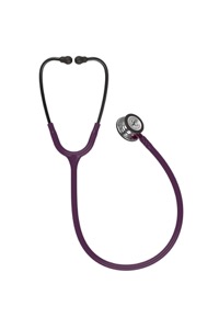 copertina di Littmann Classic III 5960 stetofonendoscopio Prugna, testina specchio, connettore rosa e archetto nerofumo