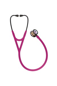 copertina di Littmann Cardiology IV 6241 stetofonendoscopio Lampone, campana lucida arcobaleno, connettore e archetto nerofumo