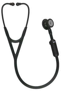 copertina di 3M Littmann® CORE Digital Stetoscopio cod. 8490 Tubo nero testina nera