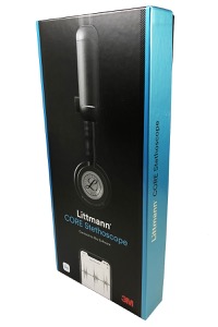 copertina di 3M Littmann® CORE Digital Stetoscopio cod. 8863 Tubo nero Campana finitura bronzo lucida