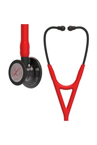 copertina di Littmann Cardiology IV 6182 stetofonendoscopio edizione limitata Edizione Limitata: Tubo Rosso campana nero fumo lucida 
