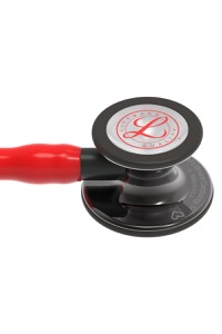 copertina di Littmann Cardiology IV 6182 stetofonendoscopio edizione limitata Edizione Limitata: Tubo Rosso campana nero fumo lucida 