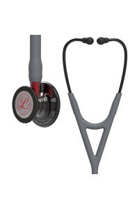 copertina di Littmann Cardiology IV 6183 stetofonendoscopio edizione limitata Edizione Limitata: Tubo Grigio campana nero fumo lucida