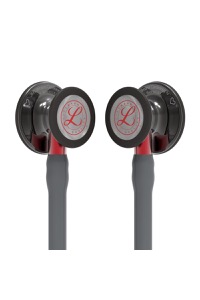 copertina di Littmann Cardiology IV 6183 stetofonendoscopio edizione limitata Edizione Limitata: Tubo Grigio campana nero fumo lucida