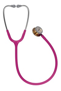 copertina di Littmann Classic III 5647 stetofonendoscopio edizione limitata Edizione Limitata:campana rame extra lucida e tubo lampone