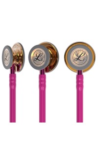 copertina di Littmann Classic III 5647 stetofonendoscopio edizione limitata Edizione Limitata:campana rame extra lucida e tubo lampone