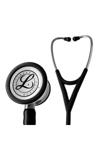 copertina di Littmann Cardiology IV 6177C stetofonendoscopio Nero tubo satinato campana Specchio