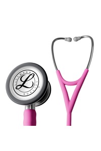 copertina di Littmann Cardiology IV 6159C stetofonendoscopio Rosa tubo satinato 
