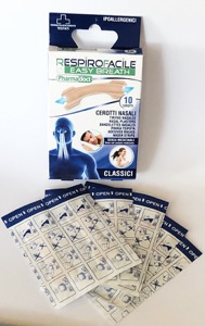 copertina di Cerotti nasali Respirofacile senza medicinali - blister da 10 cerotti