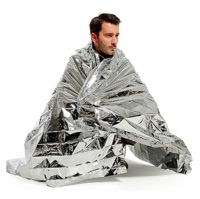 copertina di Telo isolante di salvataggio - per emergenze / urgenze (silver)