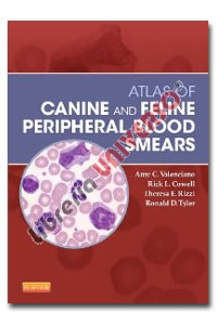 copertina di Atlas of Canine and Feline Peripheral Blood Smears