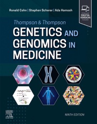 copertina di Thompson and Thompson Genetics and Genomics in Medicine