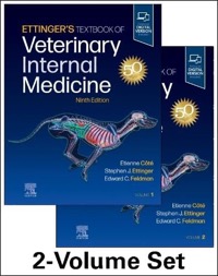 copertina di Ettinger’ s Textbook of Veterinary Internal Medicine ( 2 - Volume Set )