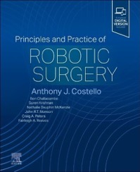 copertina di Principles and Practice of Robotic Surgery