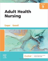 copertina di Adult Health Nursing