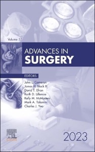 copertina di Advances in Surgery 2023