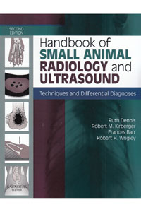 copertina di Handbook of Small Animal Radiology and Ultrasound - Techniques and Differential Diagnoses