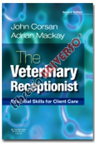 copertina di The Veterinary Receptionist - Essential Skills for Client Care