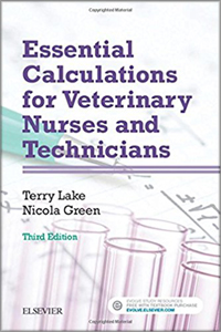 copertina di Essential Calculations for Veterinary Nurses and Technicians